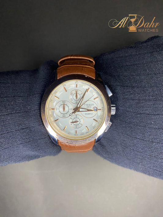 Tissot T-Classic Couturier Chronograph - brown color