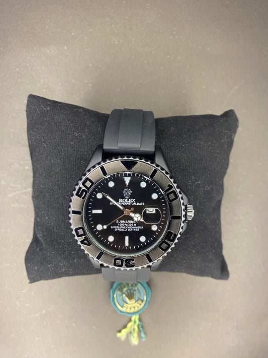 Rolex Submariner Black — Rubber Strap Edition