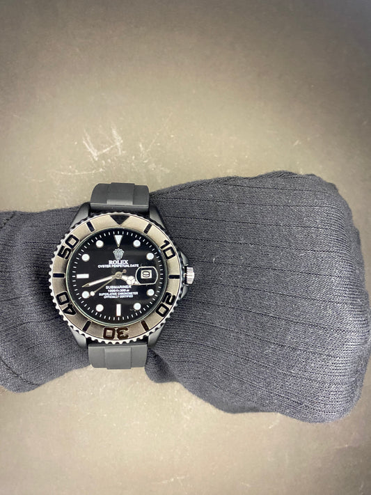 Rolex Submariner Black — Rubber Strap Edition