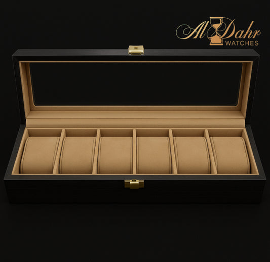 Luxury 6-Slot Watch Display Case